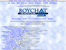 Tablet Screenshot of boychat.org